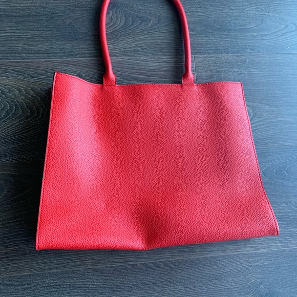 Red Tote Bag - Picture 5 of 5